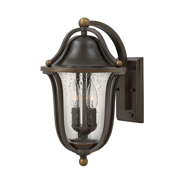 【HINKLEY】アウトドア・ウォールライト「Bolla」2灯（L267×W229×H400mm）