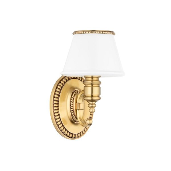 【HUDSON VALLEY】アメリカ・デザイン照明 ガラスシェードウォールライト「RICHMOND」1灯（W146.0×D171.4×H241.3mm）