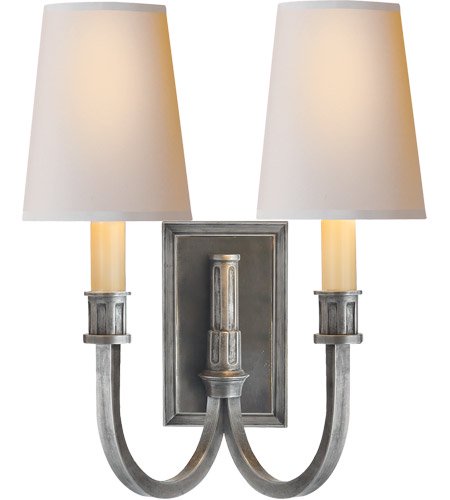 【Visual Comfort】アメリカ・ウォールライト「Thomas O'Brien Modern Library」2灯(W292×D209×H368mm)