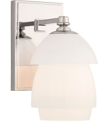 【Visual Comfort】アメリカ・ウォールライト「Thomas O'Brien Whitman」1灯(W120×D171×H215mm)