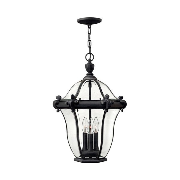 【HINKLEY】アウトドア・ペンダントライト「San Clemente」3灯（L356×W356×H508mm）