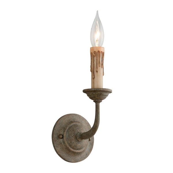 【TROY】アメリカ・キャンドルスタイル アンティーク風ウォールライト「CYRANO」1灯（W127.0×D152.4×H355.6mm）