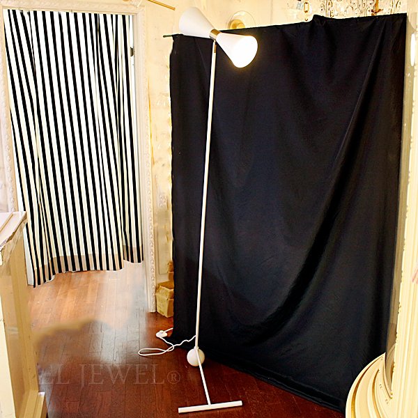 【１台在庫有！】デザインフロアライト 2灯（W500 x H1700mm）