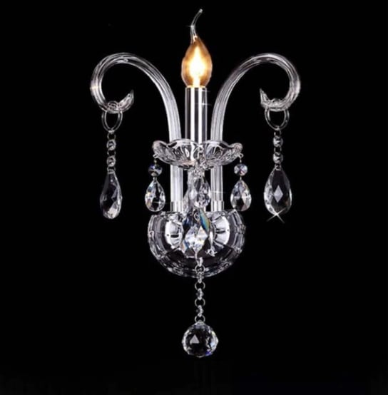 【リーズナブル】クリスタルウォールライト 1灯（W120×H430mm）