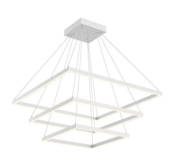 【KUZCO】アメリカ・ LEDデザイン照明「PIAZZA」 （W800×D800×H25mm）