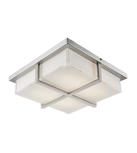 【KUZCO】アメリカ・ LEDシーリングライト （W330×D330×H90mm）