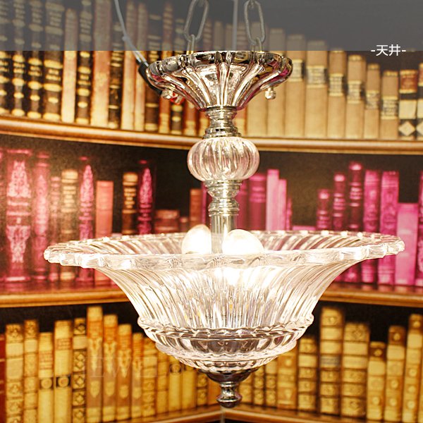 【2台在庫有！】シーリングライト 2灯 クローム　(Φ350×H350mm)