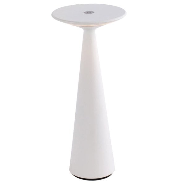 【1台在庫有！】【KUZCO】アメリカ・LEDコードレステーブルライト「Enoki」 ホワイト（W127×H292mm）