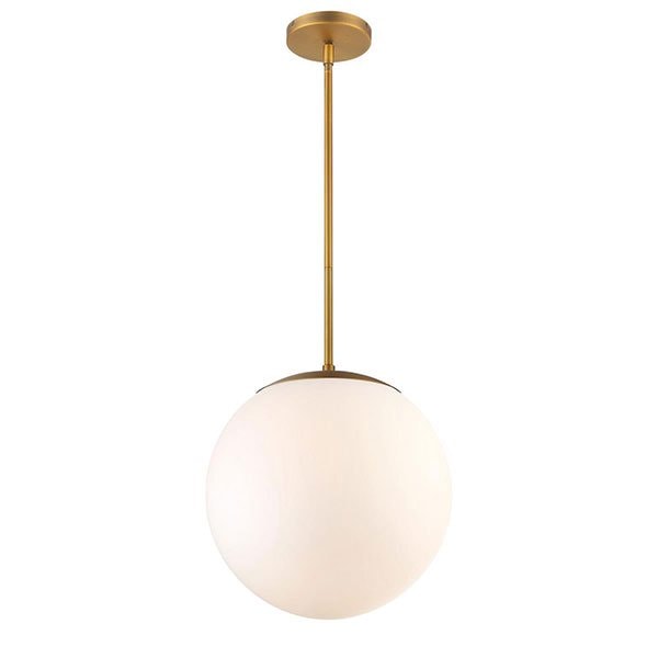 【WAC LIGHTING】ペンダントライト「Niveous」1灯 ゴールド／シルバー／ホワイト（L349×W349×H349-1372mm）