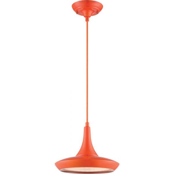 【NUVO】アメリカ・LED シェードペンダントライト「FANTOM」1灯（W270×H200mm）