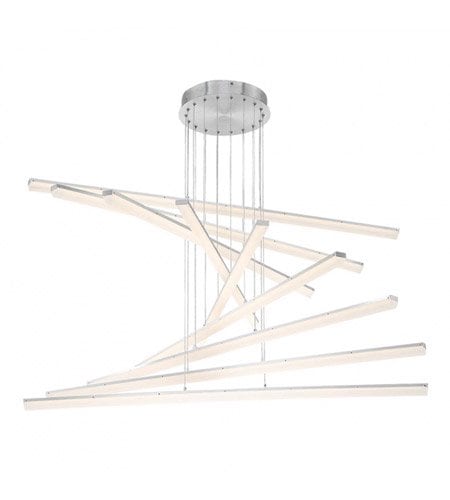【WAC LIGHTING】ペンダントシーリングライト「Stack」1灯（L1219×W1219×H540-3499mm）