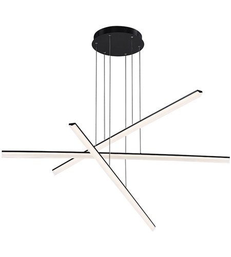 【WAC LIGHTING】ペンダントシーリングライト「Stack」1灯（L1219×W1219×H133-3499mm）