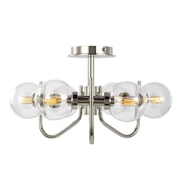 【GENERATION LIGHTING】アメリカ・シーリングライト「Verne」6灯（W510×H290mm）