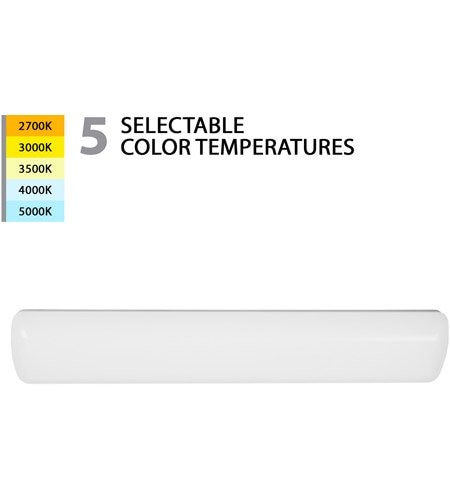 【WAC LIGHTING】バスルームバニティライト「Flo」1灯（L914×W140×H64mm）
