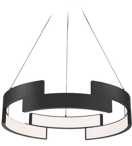 【WAC LIGHTING】ペンダントシーリングライト「Trap」1灯（L686×W686×H152-3683mm）