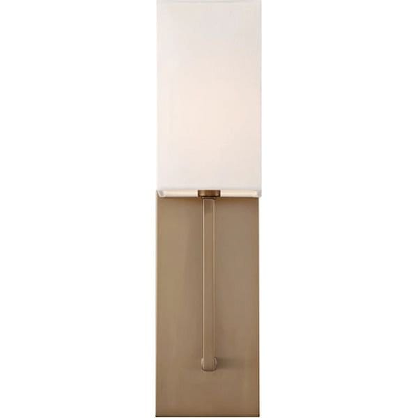 【NUVO】アメリカ・リネンシェードウォールライト「VESEY」1灯（W110×D130×H460mm）