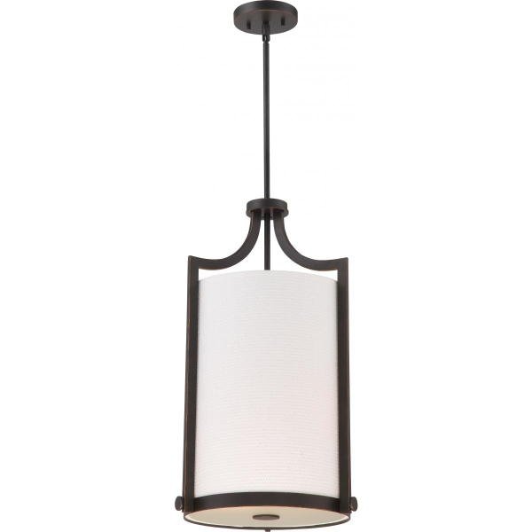 【NUVO】アメリカ・シェードペンダントライト「MEADOW」3灯（W360×H620-1520mm）