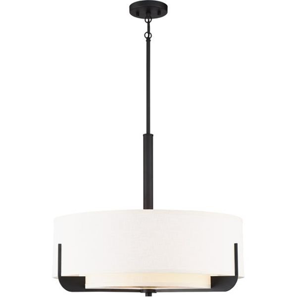 【NUVO】アメリカ・シェードペンダントライト「FRANKIE」4灯（W610×H620-1530mm）