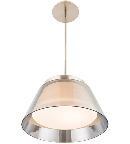 【WAC LIGHTING】ペンダントシーリングライト「Chic」1灯（L381×W378×H207-3454mm）
