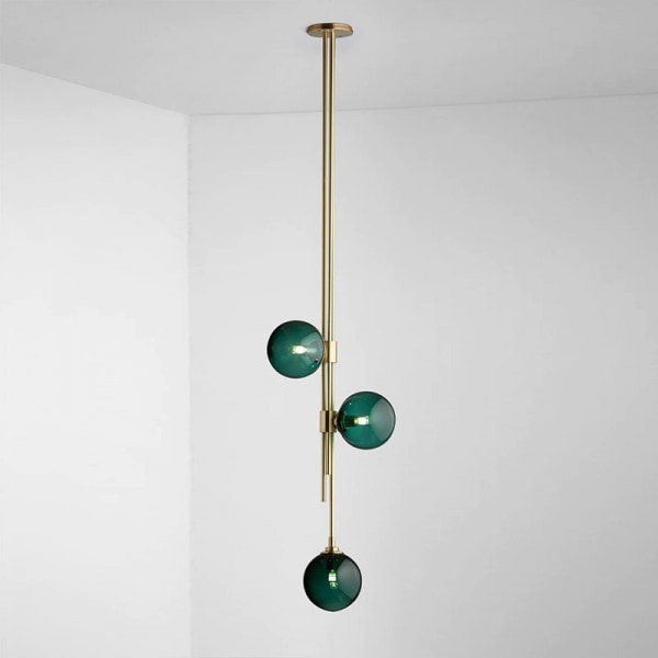 インテリア照明ペンダントライトorウォールライト（グリーン／クリア）