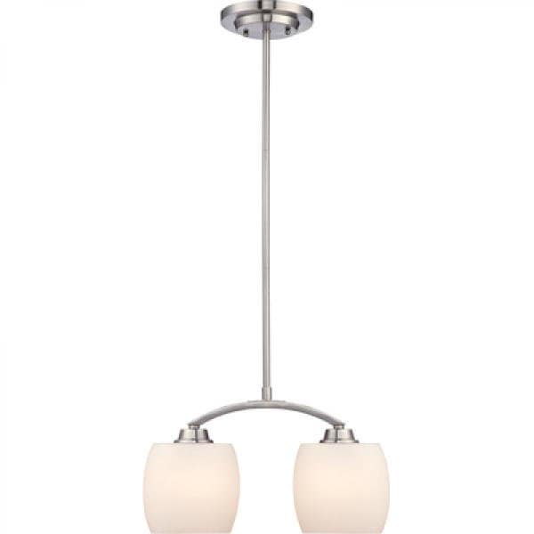 【NUVO】アメリカ・シェードミニペンダントライト「HELIUM」2灯（L380×W170×H230-840mm）