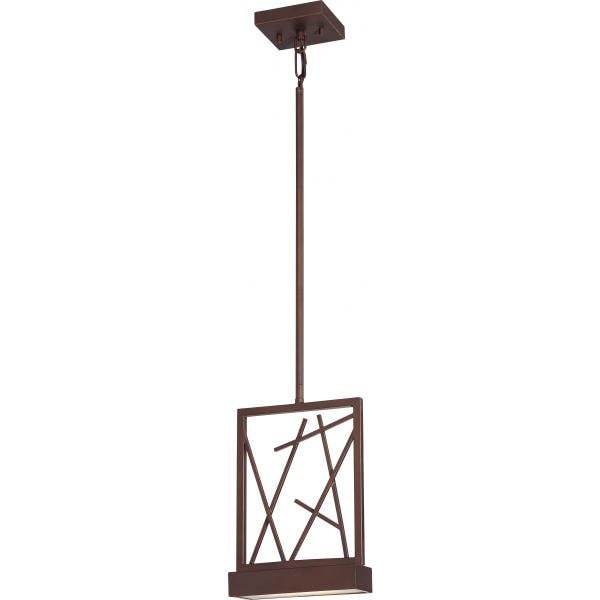 【NUVO】アメリカ・LED デザインペンダントライト「STIX」1灯（L200×W60×H1370mm）