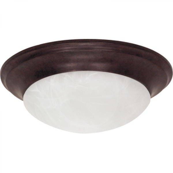 【NUVO】アメリカ・アバラスターガラス シェードシーリングライト「BRENTWOOD」1灯（W290×H110mm）