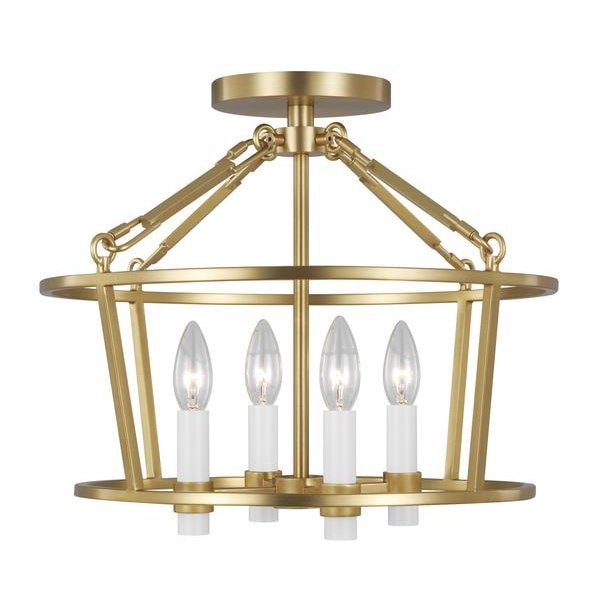 【GENERATION LIGHTING】アメリカ・シーリングシャンデリア「Marston」4灯（W420×H360mm）