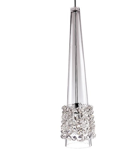 【WAC LIGHTING】ペンダントシーリングライト「Eternity Jewelry」1灯（L89×W89×H445mm）