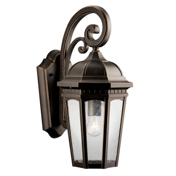【KICHLER】アメリカ・キチラー社 屋外用 ウォールランプ1灯「Courtyard」（H450×D280×W210mm）