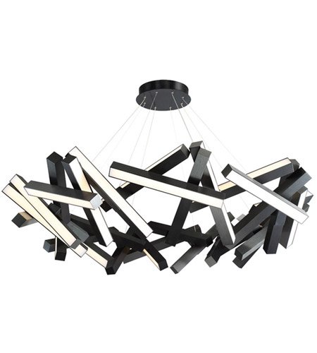 【Modern Forms】アメリカ・デザイン照明「Chaos」LED  ブラック（W1550×D1550×H380mm）