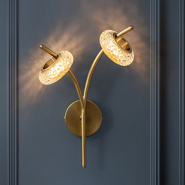 【リーズナブル】デザインウォールライト ゴールド（W260×H360mm） ウォールライト・ブラケットライト