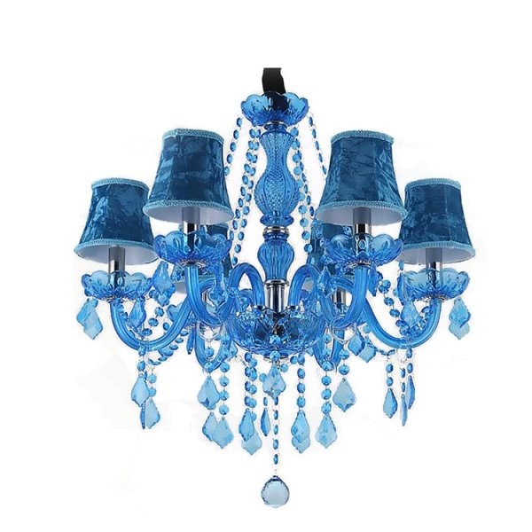 ブルーシャンデリア 6灯（Φ600×H550mm）***** | EL JEWEL