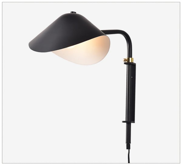 【法人様・店舗様限定】【ZHITUO】LEDスウィングデザインウォールライト ブラック (W305×D370×H380mm) ウォールライト・ブラケットライト