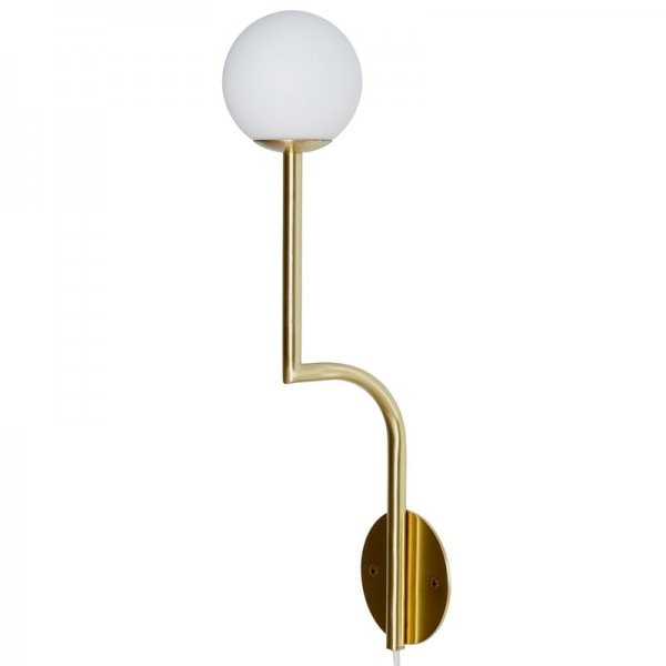 【Pholc】「Mobil 46 wall lamp」デザイン照明ウォールライト ゴールド (Φ100×H462×D163mm)