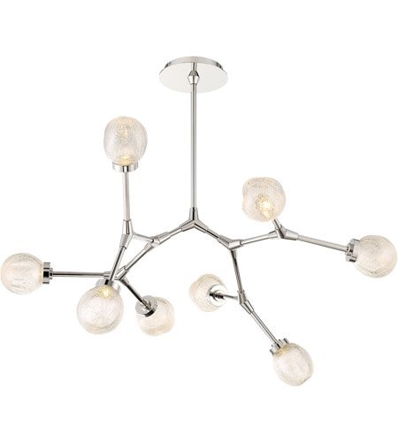 【Modern Forms】アメリカ・デザイン照明「Catalyst」LED  ポリッシュニッケル（W710×D760×H480mm）