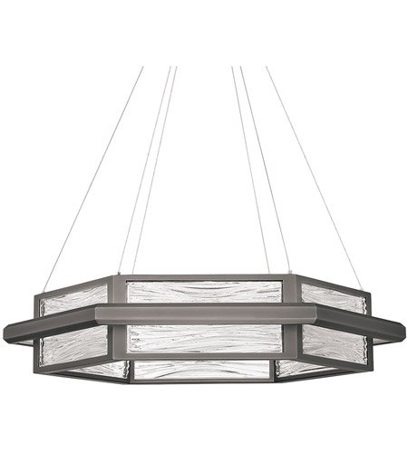 【Modern Forms】アメリカ・デザイン照明「Atlantis」LED   アンティークニッケル（W620×D710×H140mm）