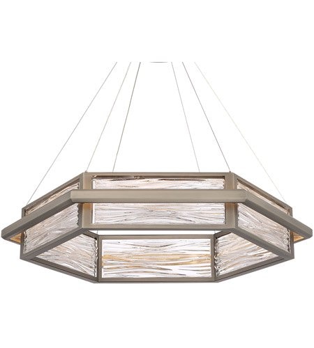 【廃版】【Modern Forms】アメリカ・デザイン照明「Atlantis」LED   アンティークニッケル（W770×D890×H150mm）