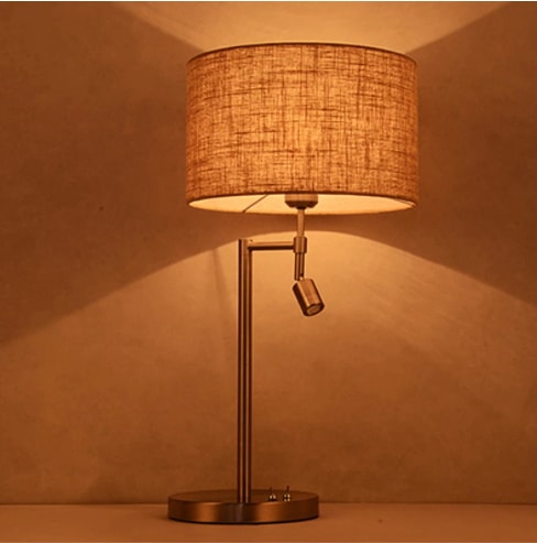 【リーズナブル】デザイン照明 テーブルライト ゴールド　2灯  (Φ350×H580mm) 