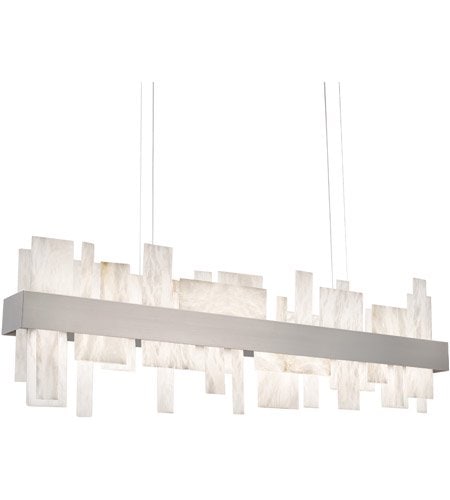 【Modern Forms】アメリカ・デザイン照明「Acropolis」LED   ブラッシュドニッケル（W1170×D360×H510mm）