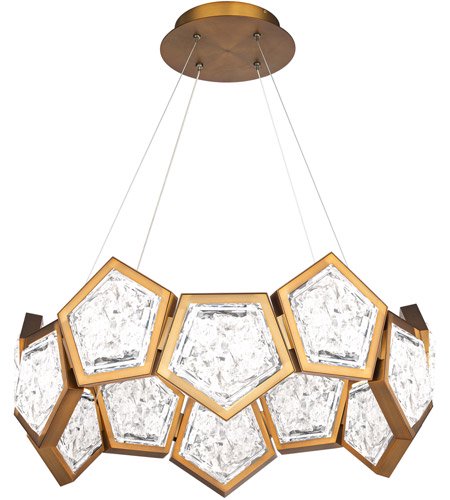 【Modern Forms】アメリカ・デザイン照明「Starlight Starbright」LED   エイジドブラス（W660×D660×H250mm）