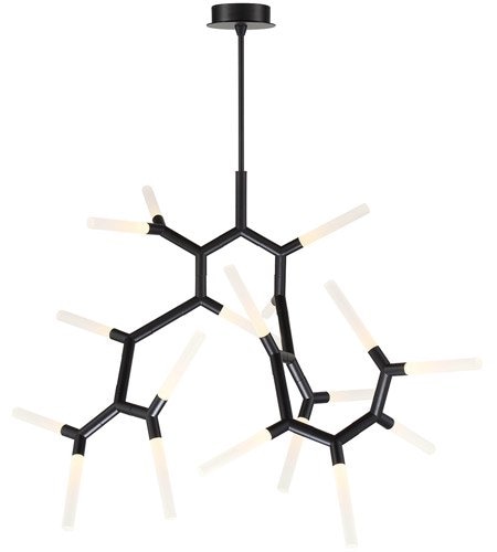 【Modern Forms】アメリカ・デザイン照明「Isotope」LED   ブラック（W710×D640×H1020mm）