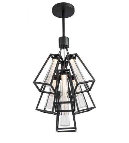 【Modern Forms】アメリカ・デザイン照明「Avant Garde」LED   ブラック（W690×D690×H770mm）