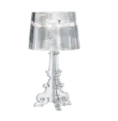 【リーズナブル】デザイン照明 テーブルライト ブラック／クリア／レッド（Φ240×H480mm／Φ370×H730mm）