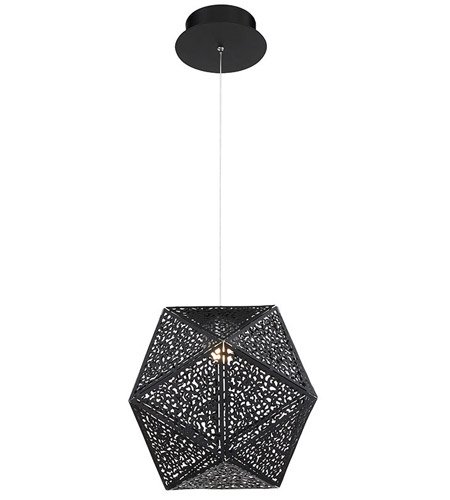 【Modern Forms】アメリカ・デザイン照明「Riddle」LED   ブラック（W300×D300×H280mm）