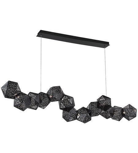 【Modern Forms】アメリカ・デザイン照明「Riddle」LED   ブラック（W1630×D380×H380mm）