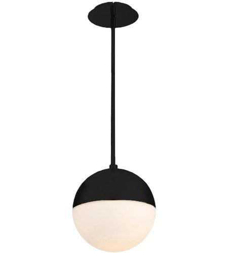 【Modern Forms】アメリカ・デザイン照明 ペンダントライト「Punk」LED   ブラック 1灯（Φ254×H1371mm）