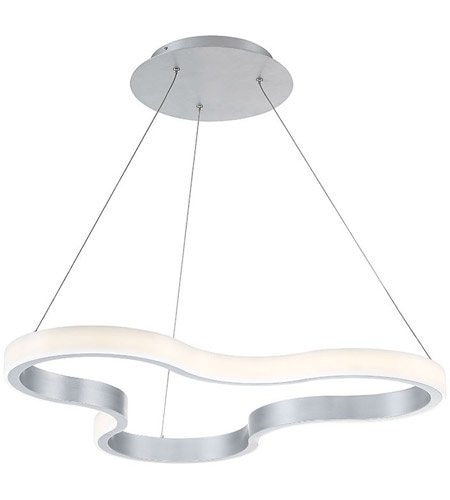 【Modern Forms】アメリカ・デザイン照明 ペンダントライト「Nimbus」LED　チタニウム（W762×D762×H44mm）