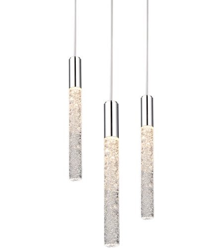 【Modern Forms】アメリカ・デザイン照明 ペンダントライト「Magic」LED ポリッシュニッケル 3灯（Φ304×H299mm）