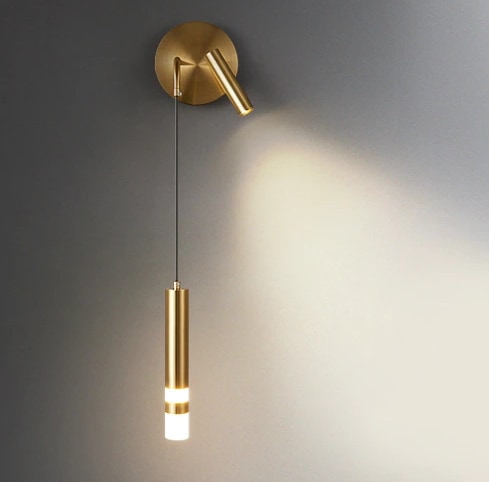 LED デザイン照明 ウォールライト ゴールド／ブラック